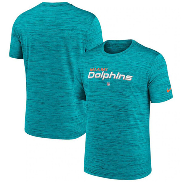 Men's Miami Dolphins Aqua Velocity Performance T-Shirt